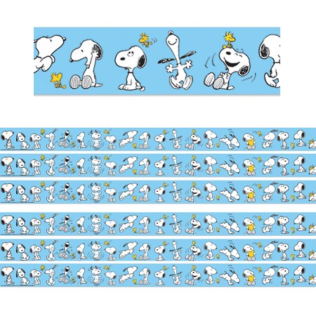 Eureka Snoopy Lineup Deco Trim, 72PK 845683